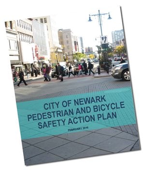 newark ped and bike safety plan report