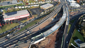 Construction at the intersection of Route 3 and 46 in Clifton.