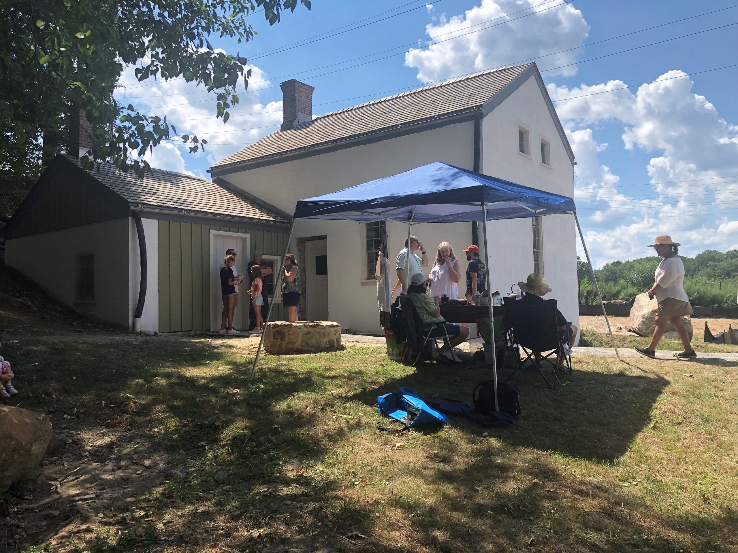 A restored Lock Tenders House in Wharton Borough, NJ