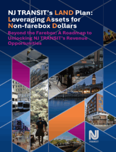 Cover page of NJ TRANSIT LAND Plan