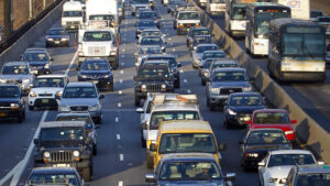 Morning rush hour at the approach to the Lincoln Tunnel, November 2012. Photos by Ed Murray Approach to Lincoln Tunnel.