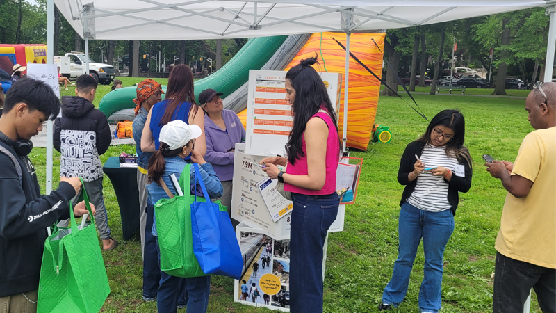 Connecting communities through outreach by engaging them to participate in the NJTPA Long Range Transportation Plan.