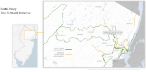 North Jersey Trails Network Initaitive map